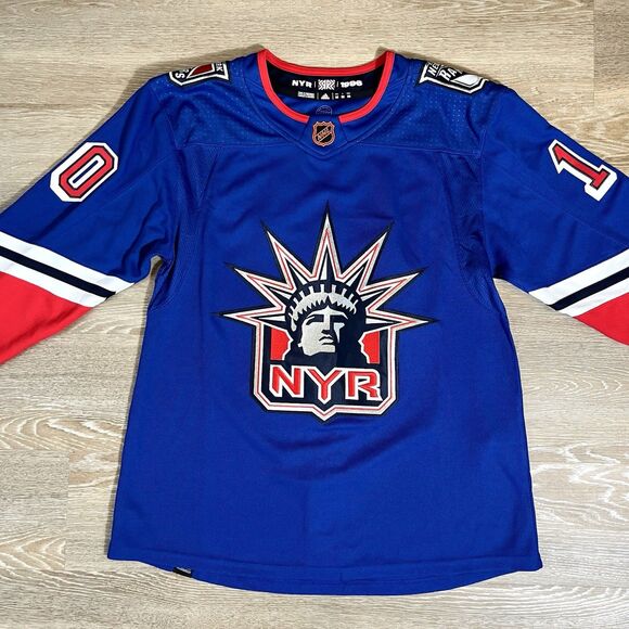 Adidas New York Rangers #10 Artemi Panarin Reverse Retro Jersey NY Blue Size 50 - Picture 1 of 15